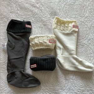 Hunter boot fleece liners for tall and short boots